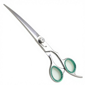 Tijeras de aseo para perros Tijeras de aseo para mascotas de 7,5 pulgadas con cuchillas curvas duraderas y afiladas para un corte preciso - Product Image 1