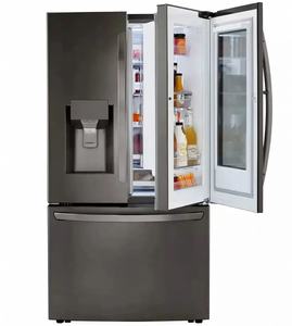 Réfrigérateur à portes françaises intelligent avec porte dans la porte, congélateur double température à encastrer, distributeur d'eau et de glace externe pour la famille - Product Image 4