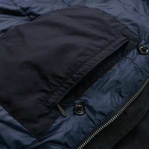 Nanamica Men's Reversible 3-Way Winter Coat [SUBF818] Long Waterproof Nylon Hooded Collar Plus Size <b>Feather</b>/Polyester Filling - Product Image 4