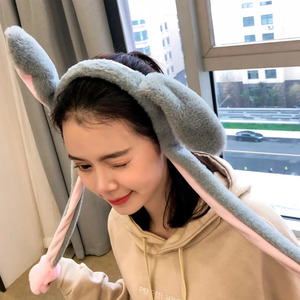 Gorro Térmico Suave para Niñas con Diseño de Conejo y Orejas Móviles - Colores Surtidos - Product Image 5
