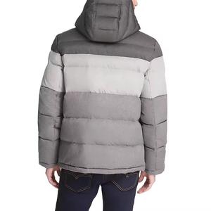Vente en gros Veste matelassée en duvet à capuche pour homme Veste matelassée imperméable coupe-vent Veste d'hiver pour homme - Product Image 2