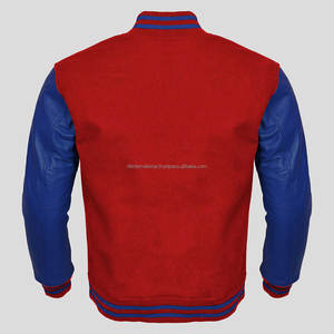 Fabricante de Chaquetas Varsity Personalizadas OEM, Chaqueta Universitaria de Lana con Mangas de Cuero, Chaqueta de Béisbol Universitaria para Hombre, Ropa Urbana - Product Image 4