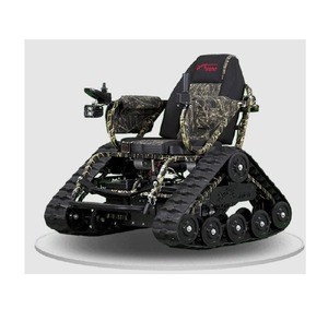 Fauteuil roulant à chenilles triangulaires personnalisé de qualité supérieure avec télécommande et moteur électrique - Product Image 3