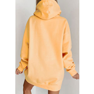 Sudadera con capucha de gran tamaño para mujer de alta calidad, moda de invierno, Jersey holgado, forro polar de algodón cálido, manga larga, hombro caído - Product Image 6