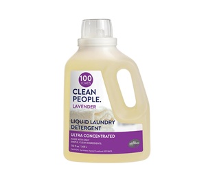 Clean People Eco-Friendly <b>Liquid</b> Laundry Detergent Lavender Scent, 100 Loads - Product Image 1