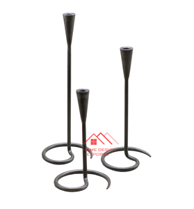 Centres de table nouveauté métal aluminium T support de lumière vente chaude en aluminium coulé bougeoirs pour le dîner - Product Image 4