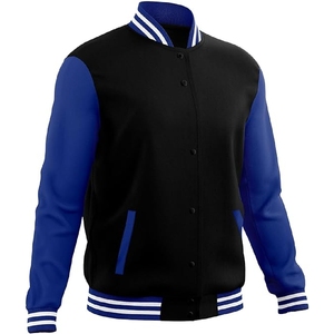 Chaqueta de béisbol con estampado personalizado de nueva moda de calidad premium Chaqueta de béisbol universitaria unisex Varsity para hombres Envío DDP - Product Image 6