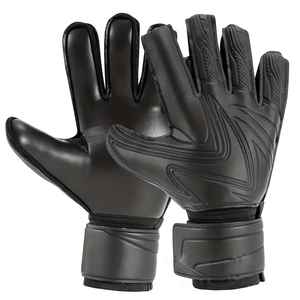 Gants de gardien de but en cuir de qualité supérieure personnalisables coupe personnalisée poignée en latex de football en gros - Product Image 2