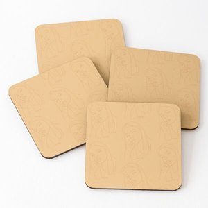 Sous-verres nordiques personnalisés en résine et en bois sous-verre en gros gravure sous-verres de boisson cadeau rond pour accessoires de cuisine de mariage - Product Image 3
