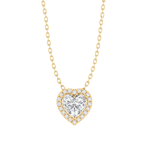 Cadena de Caja de 18 Pulgadas Chapada en Oro, Rodio, Oro Amarillo y Oro Rosa con Colgante de Piedra Preciosa de Circonita Cúbica con Corte de Corazón de 21 Piedras - Product Image 5