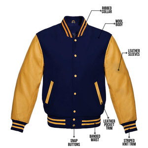 OEM Chaqueta universitaria de alta calidad Moda informal para ambos géneros Logotipo frontal Venta al por mayor CollegeBaseballjacket para hombres DDP Envío - Product Image 3