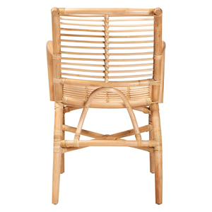 Sillón de ratán natural hecho a mano, silla de ocio moderna ecológica ligera para comedor, sala de estar, Patio, muebles para el hogar - Product Image 4