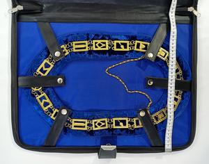 CASE DE COLLAR DE CADENA DE REGALIA MASÓNICA PARA USO DE IGLESIA PARA ADULTOS CASE DE MASÓN - Product Image 3