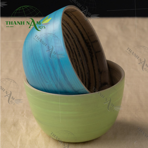 Tazón para Servir de Bambú Hilado Ecológico Hecho a Mano, Estilo Clásico, Color Personalizado, Lacado, Desechable, para Uso Doméstico, Fiestas, Ensaladas y Sopas - Product Image 6