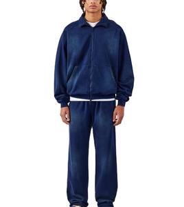 Dernière tendance de la mode, survêtement pour homme au design personnalisé, lavage à l'acide, respirant, durable, tissu anti-rides, parfait pour les vêtements décontractés - Product Image 5