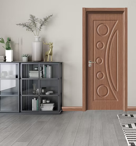 ประตูโพลีเมอร์แกนไม้ MDF แบบกลวง สไตล์โมเดิร์นมินิมอล หนา 40 มม. กันน้ำ สำหรับอพาร์ทเมนต์ ห้องใต้ดิน และบ้านพักตากอากาศ - Product Image 4