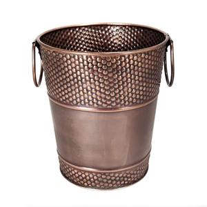 Antique Copper Finishing Metal Ice <b>Bucket</b> handmade Hammered Design <b>Champagne</b> Ice <b>Bucket</b> With Ring Handle For Sale - Product Image 1