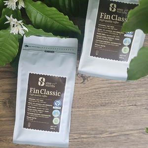 Granos de Café Robusta de Tueste Medio, Mezcla Vietnamita Signature Blend, FIN CLASSIC, Calidad Premium, Bolsa al por Mayor, Exportación OEM, Sabor Dulce - Product Image 1