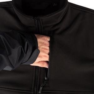 Chaqueta de Seguridad Impermeable y Cortavientos, Chaqueta Softshell Negra para Hombre y Mujer, Ropa de Trabajo para Exteriores, OEM - Product Image 4