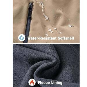 New Arrival High Street Men's <b>Soft</b> <b>Shell</b> Casual <b>Jacket</b> Waterproof Windproof Full Zipper Long Sleeve Solid Color Customized - Product Image 2