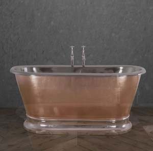 รองเท้าแตะคู่ทำด้วยมือทองแดงบริสุทธิ์อ่างอาบน้ำที่ราคาไม่แพงและขายส่งสำหรับวิลล่าสุดหรู - Product Image 6