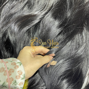 Vente en gros 100% cheveux bruts non transformés à cuticule alignée extensions de cheveux humains vietnamiens qualité supérieure un donneur approvisionnement - Product Image 5