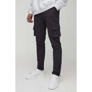 กางเกงวอร์มผ้าระบายเหงื่อของผู้ชายกางเกงวิ่งขายาวผ้าคอตตอนทรงหลวมซีดจาง - Product Image 4