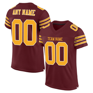 Camiseta de fútbol americano de precio barato de nuevo diseño de alta calidad camiseta de fútbol americano de sublimación personalizada de alta calidad para adultos - Product Image 2