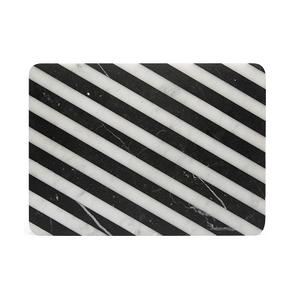 Meilleure vente Cuisine Décoration de table Luxe Noir Blanc Bloc à découper Premium Marbre Bloc charcuterie Planche à découper pour la cuisine - Product Image 1