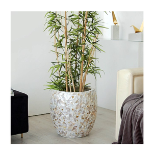 Vase en nacre de haute qualité, vase en coquille, vase décoratif de style antique, best-seller - Product Image 2