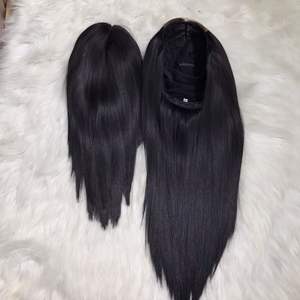 Hot Straight Jet Black Vietnamien Raw Hair HD Lace Closure Perruque Vente entière Extensions de cheveux humains du vendeur - Product Image 1
