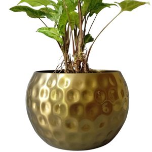 Luxury Modern Metal Flower Vase <b>Antique</b> Brass Iron Home Decorative Table Top for Garden - Product Image 6