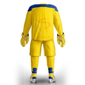 2025 Ensemble d'uniformes de hockey sur glace pour hommes de haute qualité Nom d'équipe personnalisé Nouveau design Fabriqué au Pakistan en vente! - Product Image 3