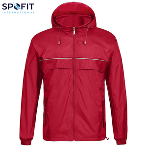 Veste de pluie à manches longues zippée de haute qualité pour hommes, support coupe-vent imperméable pour l'hiver et l'extérieur, veste High Street pour hommes - Product Image 1