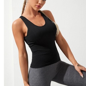 Camisetas sin mangas personalizadas para mujer, superventas, camisetas sin mangas básicas con cuello redondo de color sólido, proveedor de Mujeres de BD Supplier - Product Image 3