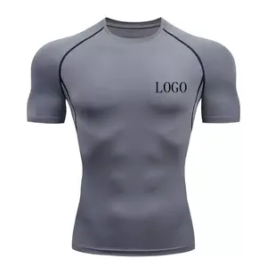 Camiseta de gran tamaño de verano de algodón 100% de alta calidad para hombre, camiseta de impresión lisa personalizada al por mayor, camiseta de alta calidad para hombre - Product Image 1