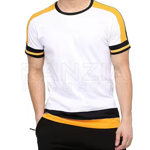 เสื้อยืดแขนสั้นสำหรับผู้ชายเสื้อยืดลำลองดีไซน์คุณภาพสูงเสื้อคอกลมผ้าไมโครไฟเบอร์สำหรับฤดูร้อน - Product Image 3