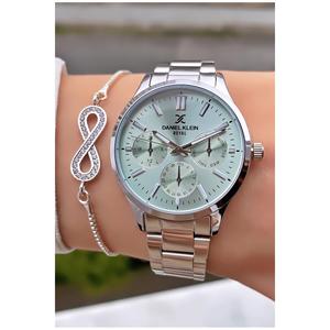 Orologio da polso da donna Color argento di marca con garanzia di 2 anni-braccialetto regalo - Product Image 2