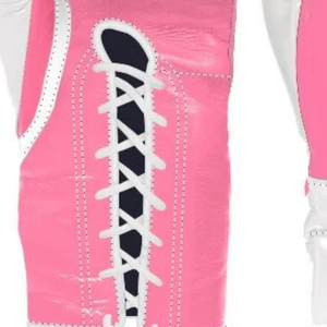 Winning <b>Lace</b> Up Boxing <b>Gloves</b> Pink White Genuine Leather Womens Boxing Training Sparring Fight <b>Gloves</b> Lightweight 8oz 10oz 12oz - Product Image 6
