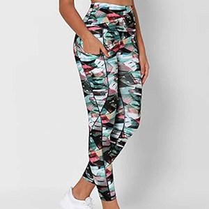 Logo personnalisé Sublimation Seamless Jungle Camo Real Tree Print Forest Hunting Leggings de sport pour femmes téléchargés par Dress Sports - Product Image 1