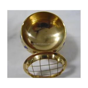 เตาทองเหลืองแกะสลักพร้อมศิลปะแกะสลักจากผู้จำหน่ายจากอินเดียสินค้ามาใหม่ราคาไม่แพง - Product Image 4