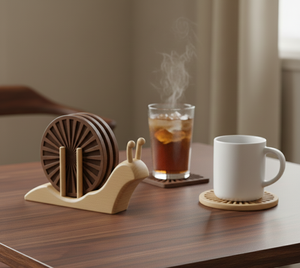 Sous-verres carrés en bois écologiques classiques de qualité supérieure, fabriqués à la main par les meilleurs artisans, pour le thé, le café et les boissons froides, à prix bas - Product Image 4