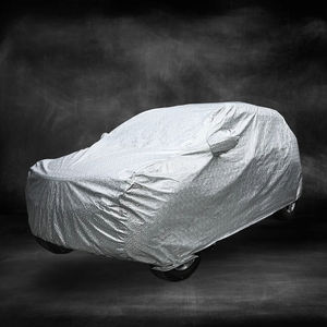 Housse de voiture en tissu scintillant argenté, imperméable, de qualité supérieure, pour toutes les conditions météorologiques - Product Image 1