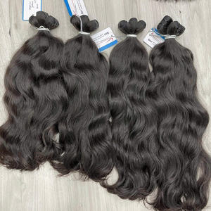 Extensiones de Cabello Humano Remy de Alta Calidad, Ondulado Natural, en Paquetes de Cabello Virgen Vietnamita al Por Mayor - Product Image 3