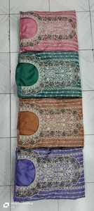 ชุดปาลาสโซ่ตาข่ายคู่สไตล์อินเดียสำหรับสุภาพสตรีปักลายสำหรับปาร์ตี้ฤดูร้อน - Product Image 3