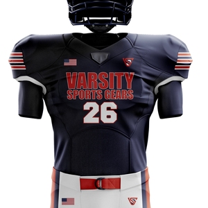 Uniforme de fútbol americano de alta calidad para hombres Jersey y pantalones de equipo personalizados Ropa deportiva personalizada de sarga de aparejos transpirables - Product Image 2