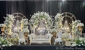 Nuevo fondo de pared de vela de Metal Floral Vintage, decoración de flores de ceremonia de boda elegante por fabricante, bodas de Australia - Product Image 4