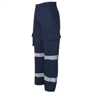Latest Design Safety Work Trousers Multi Pockets Work Safety <b>Pants</b> Men Reflective <b>Hi</b> <b>Vis</b> Workwear Trousers Breathable OEM - Product Image 4