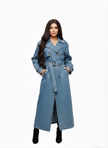 Abrigo vaquero informal de manga larga para mujer, cómodo y versátil, moda otoño 2026 - Product Image 3