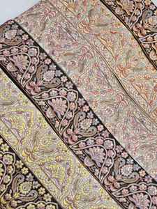 Conceptions de broderie de dentelle cordon noir lourd dentelle tissu lacets tissus pour femmes tulle tissu - Product Image 3